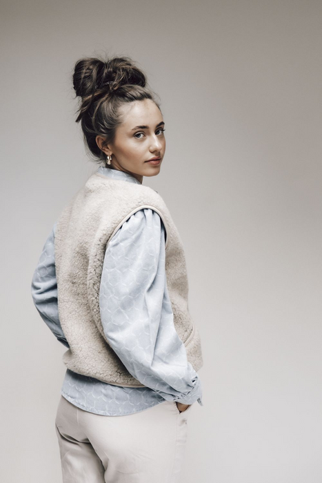 Gilet NUAGE laine mérinos