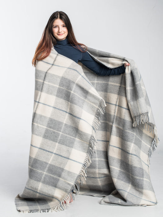 Grand PLAID en laine mérinos