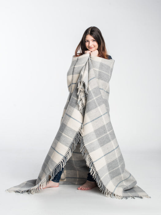 Grand PLAID en laine mérinos