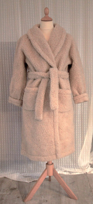 Robe de chambre en laine - beige