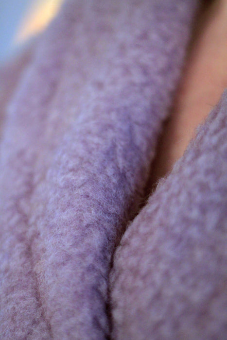 Robe de chambre en laine - lila